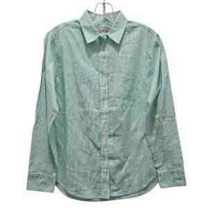 Everlane The Cotton Oversized Button Up Shirt Long Sleeve Size 2 New Mint